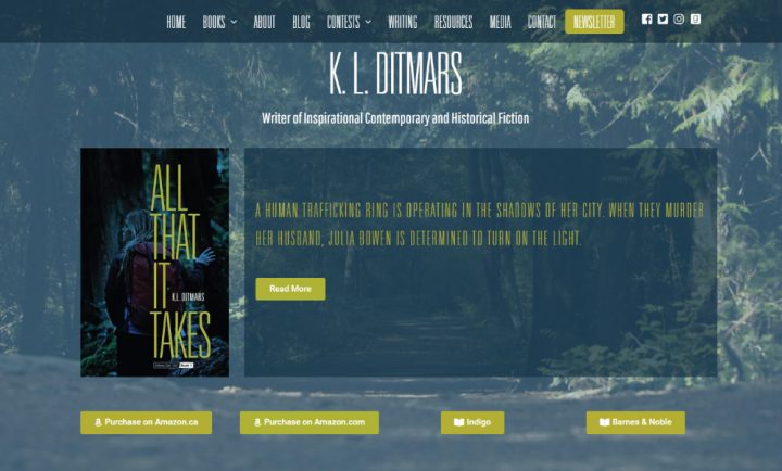 KL Ditmars WordPress website