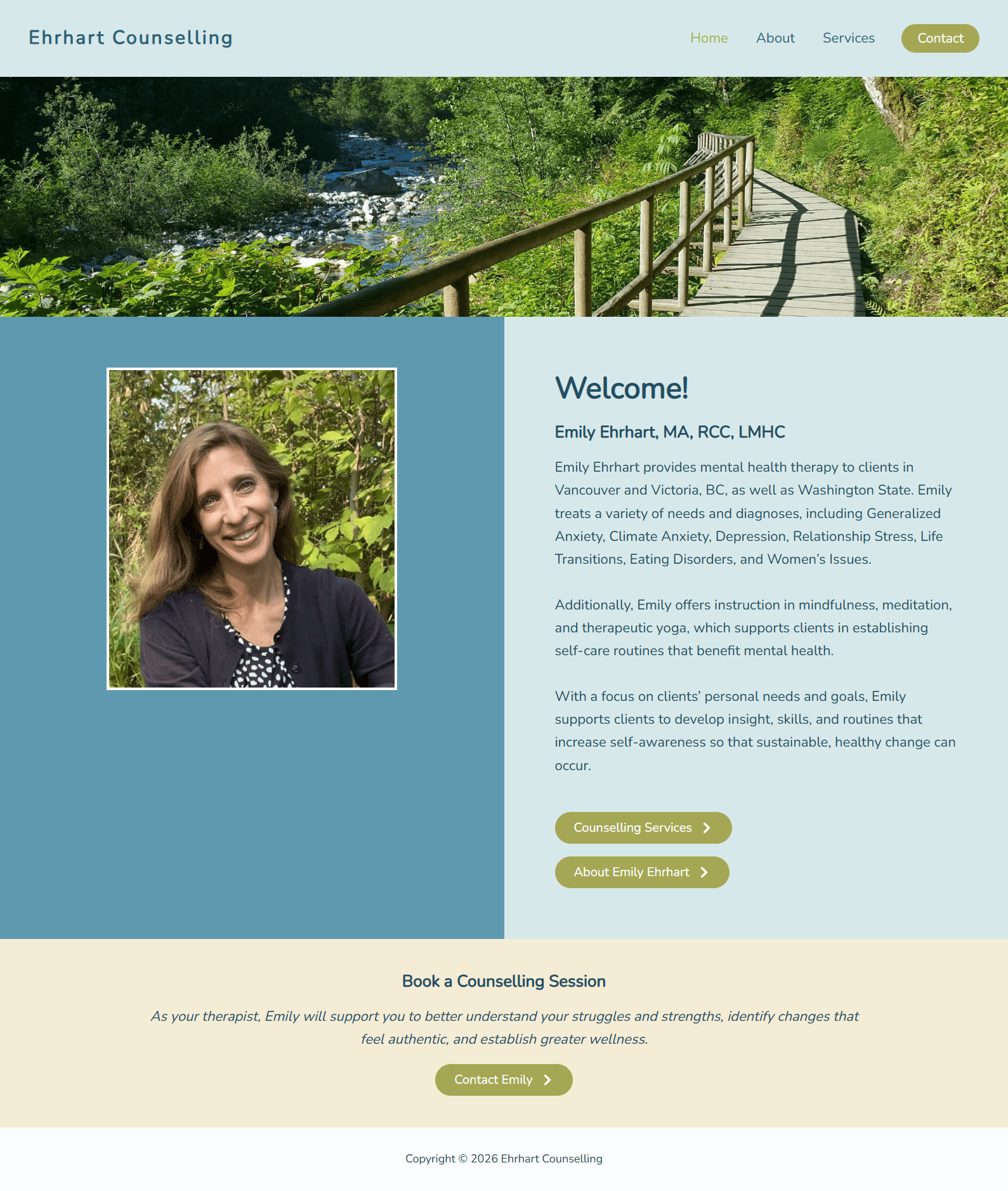New website for Emily Ehrhart